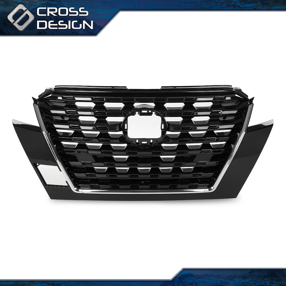 Fit For 2020 2021 2022 2023 Nissan Kicks Front Black Grille 62310