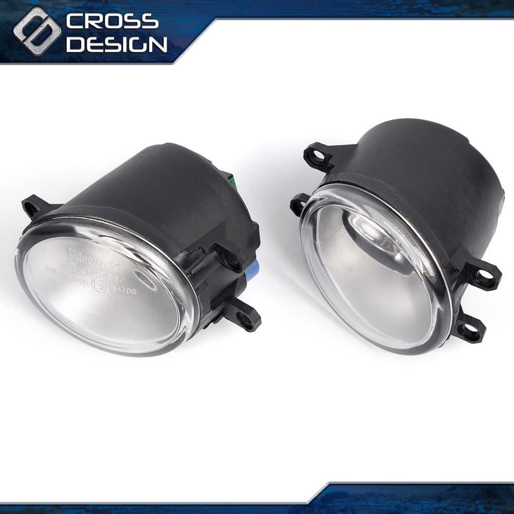 Crossdesign Bumper Fog Light Assembly For Toyota RAV4 2009-2012 XA30 – Clear Lens, Wiring Kit & Relay Included