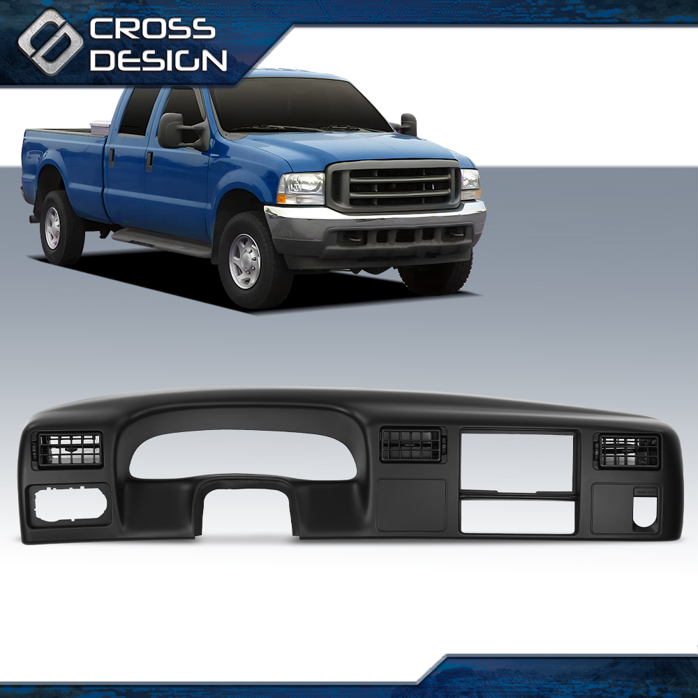 Big-wheel Gray Dash Instrument Cluster Bezel For 1999-2004 Ford F-250 / F-350 Super Duty
